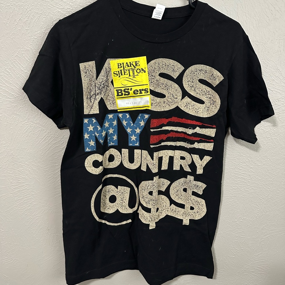 SIGNED Blake Shelton Shirt